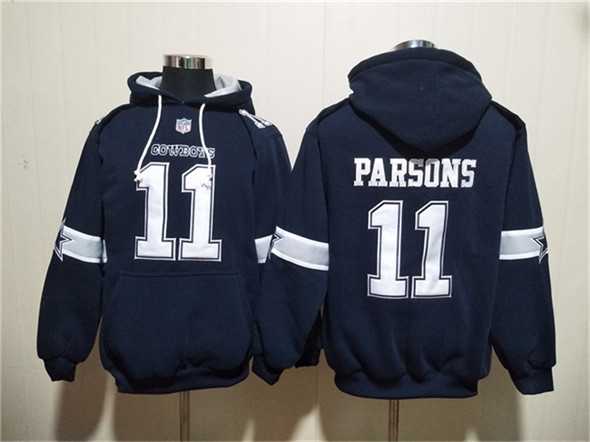 Men's Dallas Cowboys #11 Micah Parsons Navy Ageless Must-Have Lace-Up Pullover Hoodie,We sell and wholesale Men's Dallas Cowboys #11 Micah Parsons Navy Ageless Must-Have Lace-Up Pullover Hoodie on line form chian!